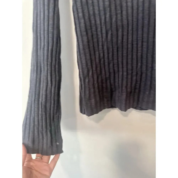 Nike Yoga Luxe Ribbed Cover-Up Sweater DD5828-010 Women’s Size Small NWT 1480 - Picture 4 of 9